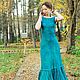 Felted evening dress 'Emerald'. Dresses. Tatiana Sapelnikova. Online shopping on My Livemaster.  Фото №2