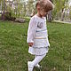 кардиган Трели над облаками вязаный детский для девочки авторский. Кофты. Евгения  Черевкова. Ярмарка Мастеров.  Фото №5