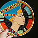 Order Decorative collectible plate from the series 'Faces'. TinaRita. Livemaster. . Plates Фото №3