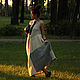 Order Linen Dress «Rune». mongolia. Livemaster. . Dresses Фото №3
