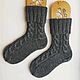 RussianSocks Носки вязаные серые мужские гольфы шерстяные. Носки. RussianSocks ВЯЗАНЫЕ НОСКИ ВАРЕЖКИ. Ярмарка Мастеров.  Фото №5