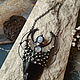Wolf Moon Pendant with Moonstone and Opalite (p-011-07). Pendants. #Ofel_way. Online shopping on My Livemaster.  Фото №2