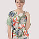 Order Viscose dress with floral print satin floor length. Yana Levashova Fashion. Livemaster. . Dresses Фото №3