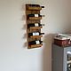 Wall shelf for wine. Shelves. Color Wood. Online shopping on My Livemaster.  Фото №2