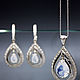 Заказать Серьги Лунный камень. GAMMA jewelry. Ярмарка Мастеров. . Серьги классические Фото №3