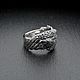 Кольцо Вороны. Кольца. AlexFox Jewelry. Ярмарка Мастеров.  Фото №4