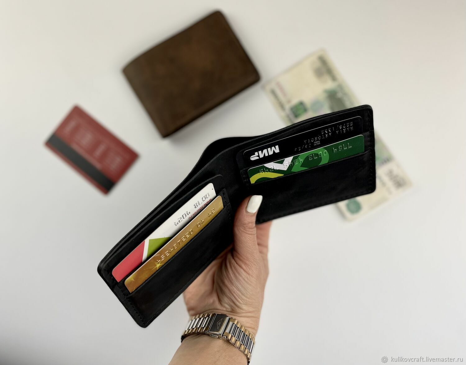 Кошелек портмоне мужское из натуральной кожи в интернет-магазине ...