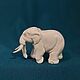 Elephant - carved miniature of horn. Figurines. NGS Masters. My Livemaster. Фото №4