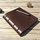 Personalized A5 leather notebook. Notebooks. Dmitriy Zhuravlev. Online shopping on My Livemaster.  Фото №2