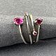 Кольцо с рубинами 1,09 ct идеальной чистоты без облагораживания, Кольца, Уфа,  Фото №1