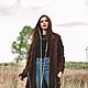 Long women's knitted oversize cardigan in any color to order. Cardigans. Kardigan sviter - женский вязаный свитер кардиган оверсайз. Online shopping on My Livemaster.  Фото №2