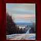 Order Oil painting 'Quiet winter morning' prints. Zhanne Shepetova. Livemaster. . Pictures Фото №3