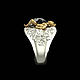 Кольцо "Прометей" из комбинированного золота 585 пробы. Кольца. BUGAKOV jewelry. Ярмарка Мастеров.  Фото №5