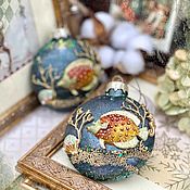 Сувениры и подарки handmade. Livemaster - original item Christmas decorations: Medallion with a fish. Handmade.