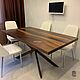 Заказать Cтол река из индонезийского суара. Akutrau Woodworking. Ярмарка Мастеров. . Столы Фото №3