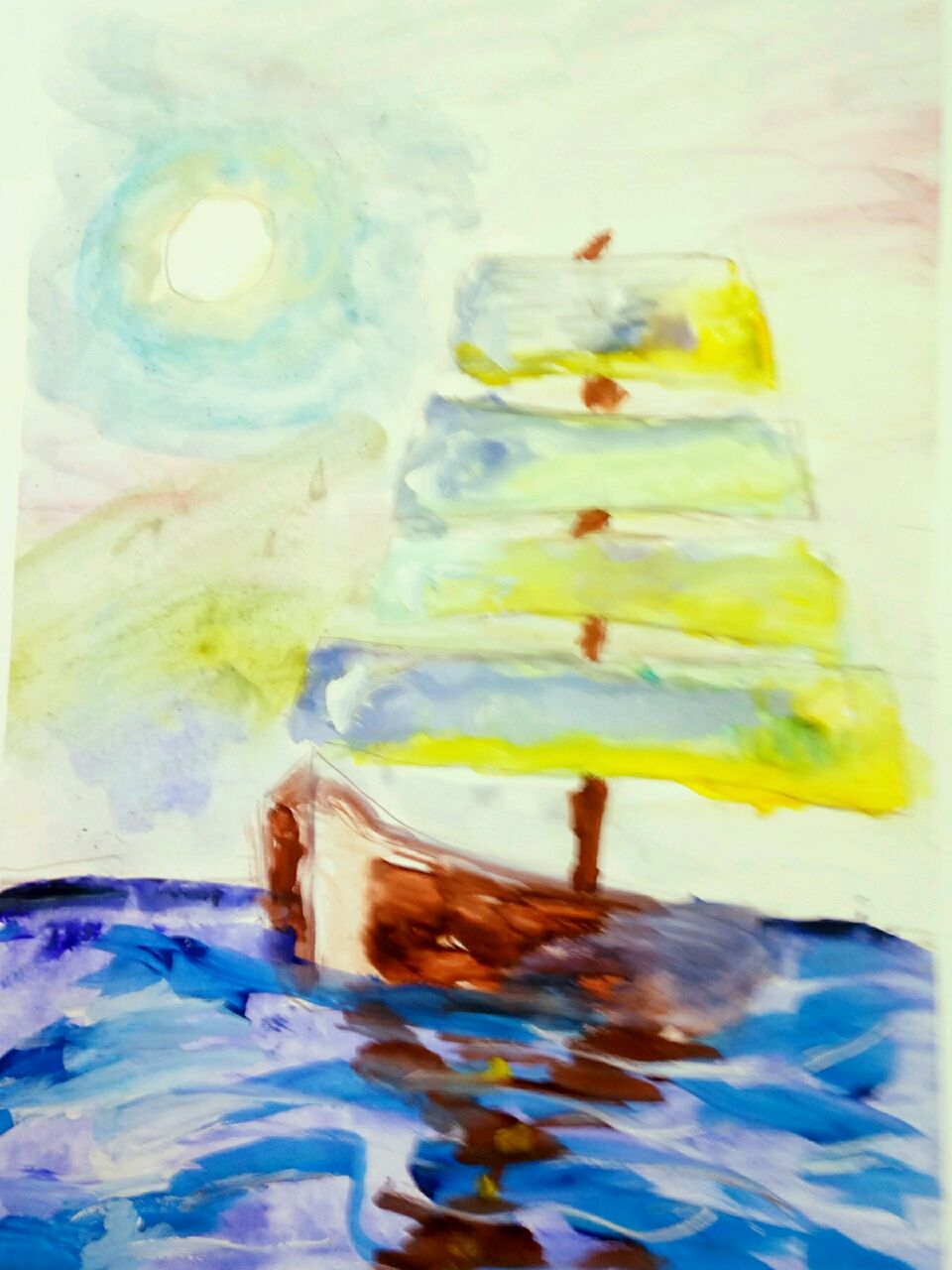 Море рисунок для детей
