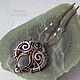 Copper hairpin with jasper and garnet large. Hairpin. Gala jewelry (ukrashenija). Online shopping on My Livemaster.  Фото №2
