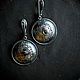 Handmade jewelry made of silver and natural stones. earrings. Earrings. Natali Batalova. My Livemaster. Фото №4