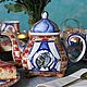 The tea pot porcelain 'Devushki', Teapots & Kettles, Moscow,  Фото №1