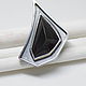Order Ring with rainbow obsidian 'Idea', silver. EdGems jewerly. Livemaster. . Rings Фото №3