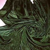 Аксессуары handmade. Livemaster - original item Scarf stole silk green long wide thin hijab azra. Handmade.