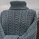 Knitted sweater 'Meltwater'. Sweater handmade, Sweaters, Samara,  Фото №1