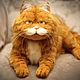 Рыжий  кот Гарфилд в стиле тедди натюр. Мягкие игрушки. Emiliya Toys. Ярмарка Мастеров.  Фото №5