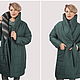 Long jacket with a tie with wool in a check green. Outerwear Jackets. Yana Levashova Fashion. Online shopping on My Livemaster.  Фото №2