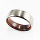 Titanium ring with Cocobolo tree. Rings. asgdesign. My Livemaster. Фото №4
