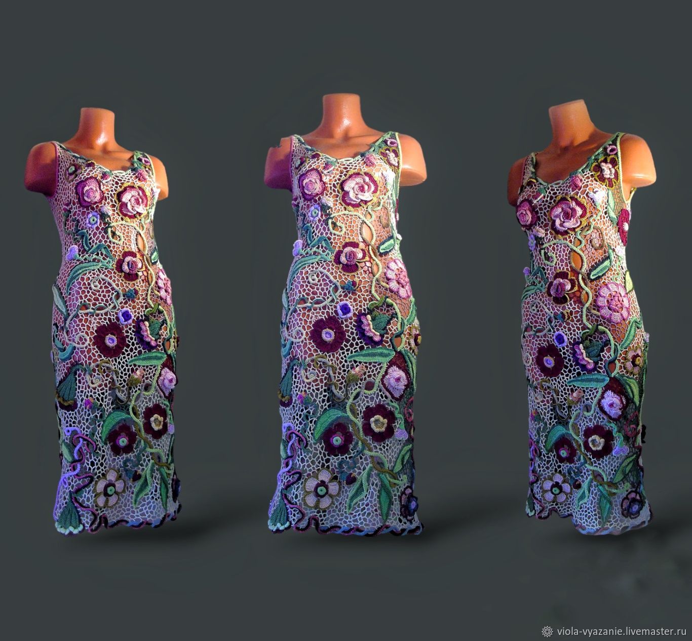 Вязаные платья и сарафаны от ведущих дизайнеров.