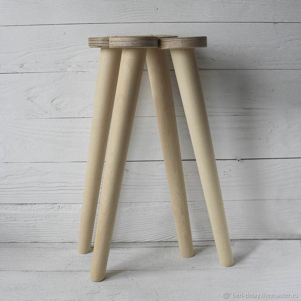 ножка для стола коническая деревянная