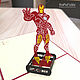 Iron Man - 3D handmade greeting card, Cards, Moscow,  Фото №1