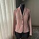 Винтаж: Премиум. Marc Cain. Преппи жакет из джерси red checks 42/44. Пиджаки винтажные. Vintage-bazaar. Ярмарка Мастеров.  Фото №6