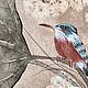 Заказать Зимородок и белые лотоcы. Елена Ботвина (Bekky-art). Ярмарка Мастеров. . Картины Фото №3