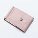 Women's wallet genuine leather with clip, Clamps, Moscow,  Фото №1