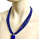 Lapis lazuli necklace ' Venetian Night'. Necklace. Magical Beauty Gems. My Livemaster. Фото №4