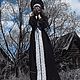 Стилизованное платье Вельга, ведьмино платье, черный, Народные платья, Кострома,  Фото №1