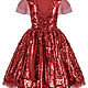 Шикарное платье "Red Glam". Платья. KRASIVO for KIDS. Ярмарка Мастеров.  Фото №5