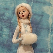 Сувениры и подарки handmade. Livemaster - original item grandfather frost and snow maiden: Maiden dolls. Handmade.