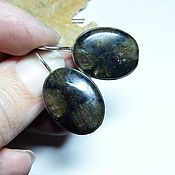 Украшения handmade. Livemaster - original item Earrings Terra Nova (chiastolite). Handmade.