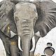 "Джимми" картина со слоном маслом на холсте, Картины, Москва,  Фото №1