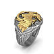 Кольцо/Перстень "Феникс" из золота 585 пробы. Кольца. BUGAKOV jewelry. Ярмарка Мастеров.  Фото №5