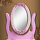 Minikomod with mirror 'Flirting'. Mini Dressers. Handmade with Love. My Livemaster. Фото №4