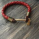 Leather bracelet with axe, Bead bracelet, Volgograd,  Фото №1