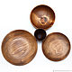Wooden dining set made of fir (3 plates and a glass). TN33. Plates. ART OF SIBERIA. My Livemaster. Фото №5