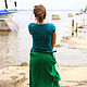 Skirt 'Green'. Skirts. Алена Тимофеева (indeeza). Online shopping on My Livemaster.  Фото №2