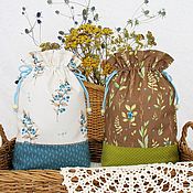 Для дома и интерьера handmade. Livemaster - original item Cotton bags 