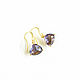 Order Purple earrings, purple stone earrings, lilac earrings. Irina Moro. Livemaster. . Earrings Фото №3