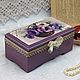 Box in lilac colors flowers. Box. Studio Villa-Oliva. Online shopping on My Livemaster.  Фото №2