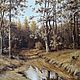 :Oil painting Pescanoe the roads in sosnah Landscape Vladimir Chernov, Pictures, Stary Oskol,  Фото №1